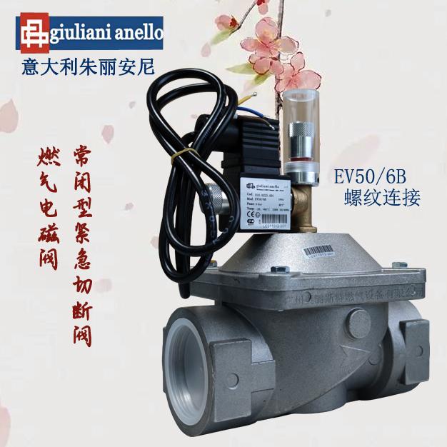 紧急切断电磁阀EV50/6B DN50连接口径Giuliani朱丽安尼